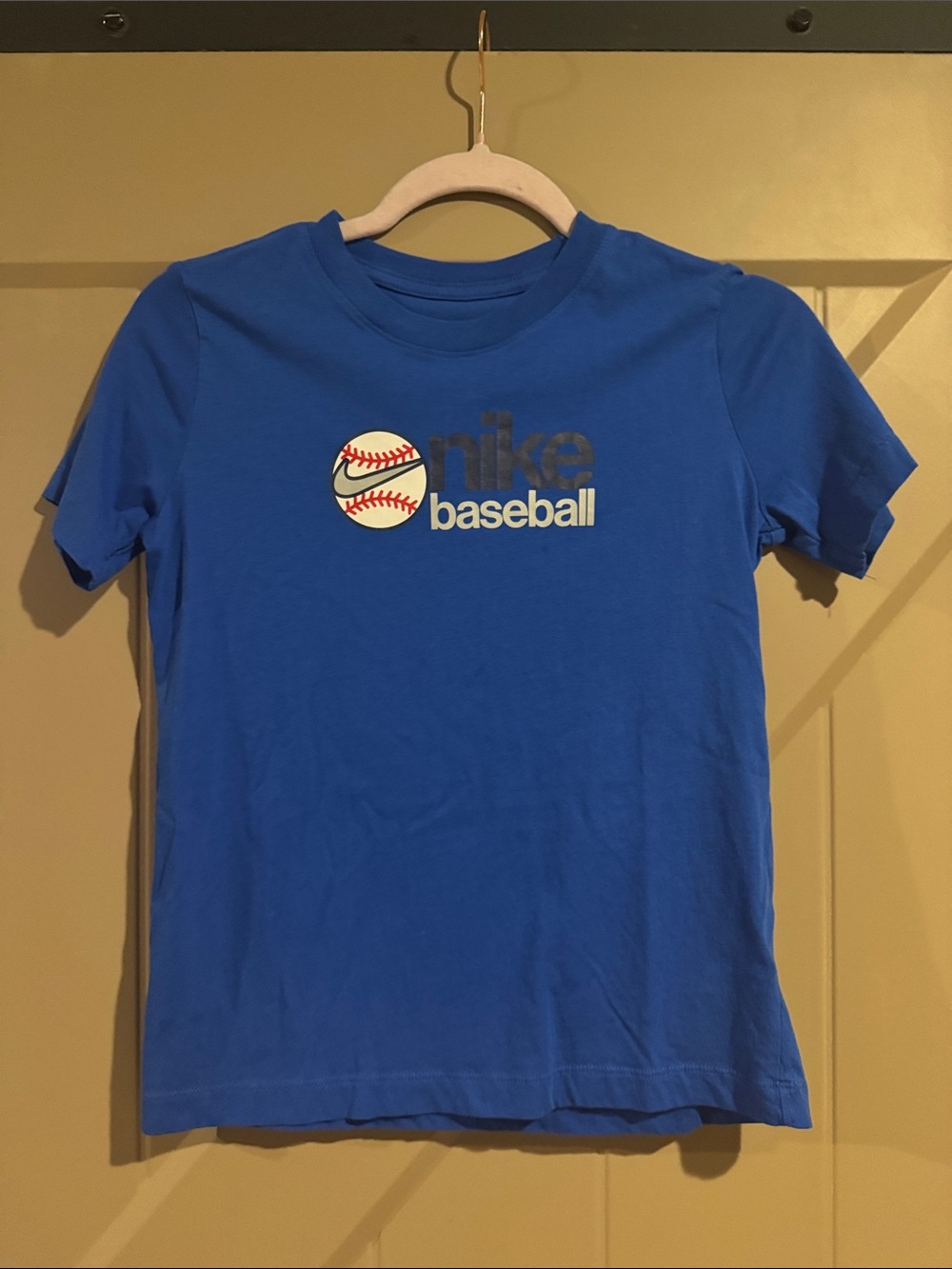 Nike Royal Blue Baseball Graphic Short Sleeve Tee